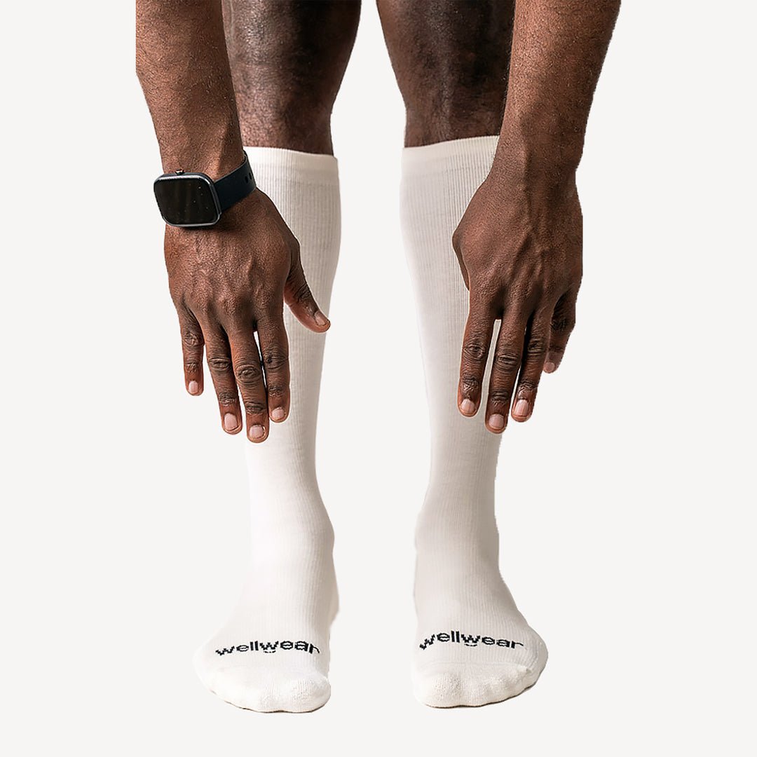 Merino Wool Blend Flight Compression Socks - Wellwear Socks